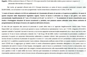 La diffida al Direttore Generale AUSL