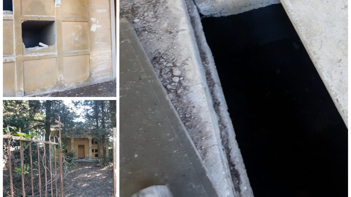 VANDALI AL CIMITERO DI TORANELLO,SFONDANO LOCULI CON DEI MATTONI