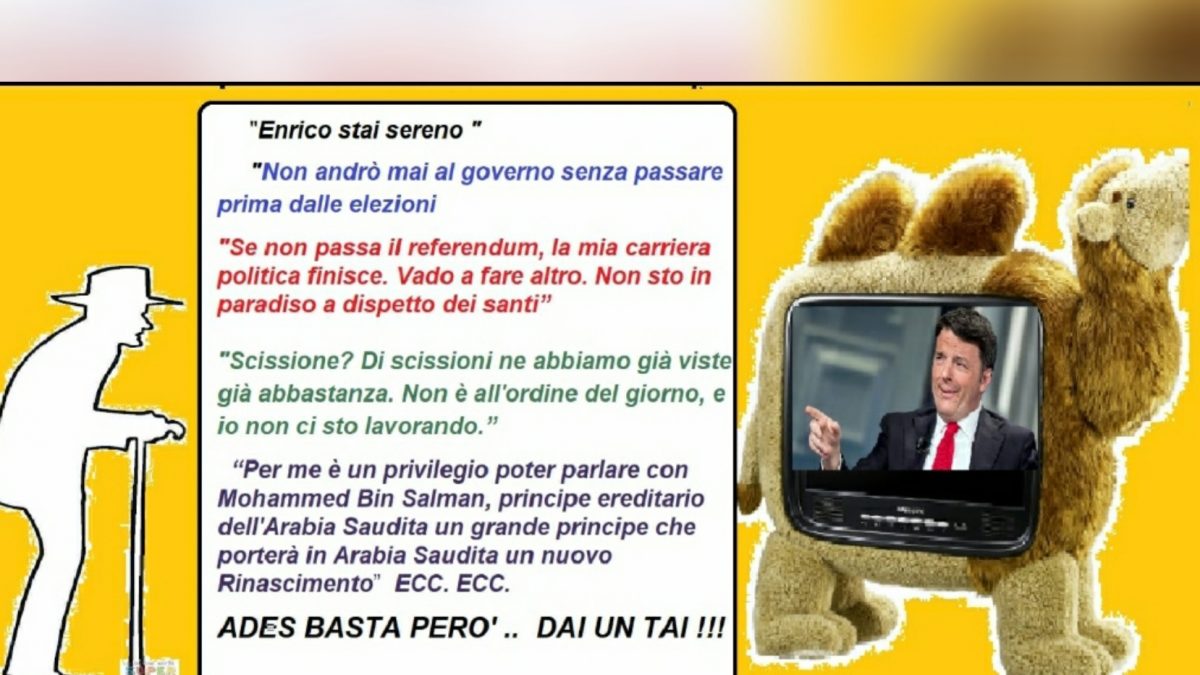 A “8eMezzo”LITE SURREALE TRA RENZI E TRAVAGLIO