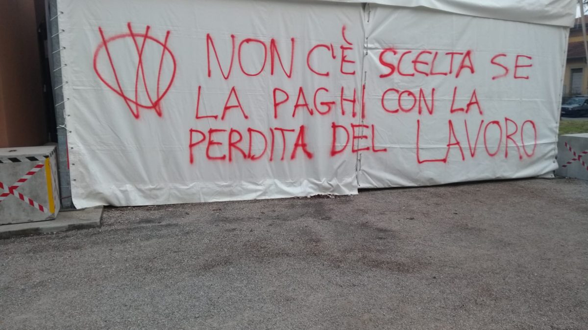 NO-VAX, 3°ATTACCO A IMOLA: A S.LAZZARO LI HANNO ‘PRESI’