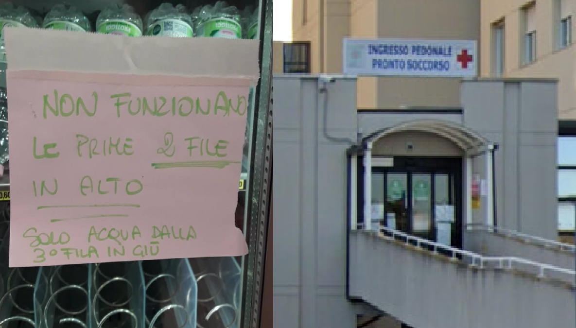 OSPEDALE, ANCORA “GUAI” PER IL DISTRIBUTORE AUTOMATICO