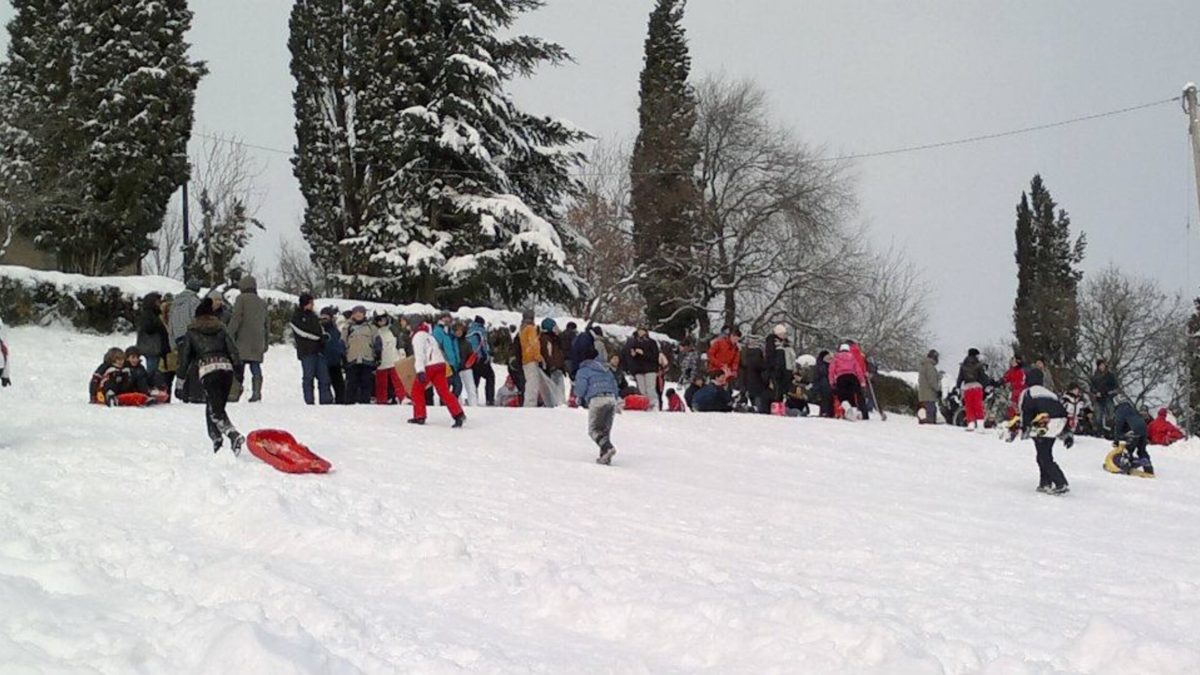 LA NEVE E IL PARCO TOZZONI: LA “STAZIONE SCIISTICA DEGLI IMOLESI”