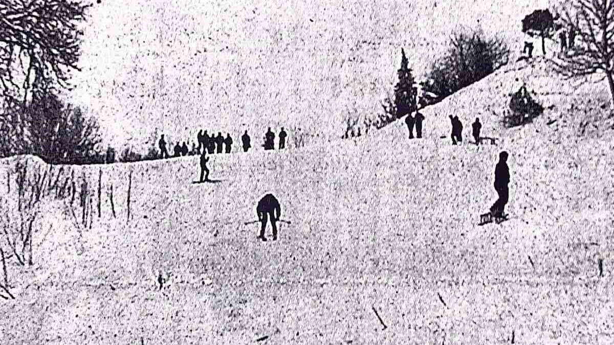Imola, inverno ’66: il Castellaccio diventa una pista da Sci