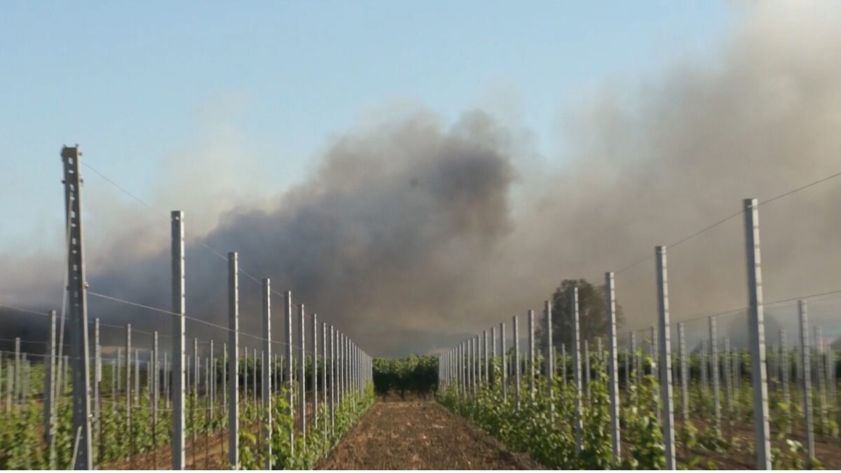 Bubano, dopo 1 settimana il rogo brucia ancora